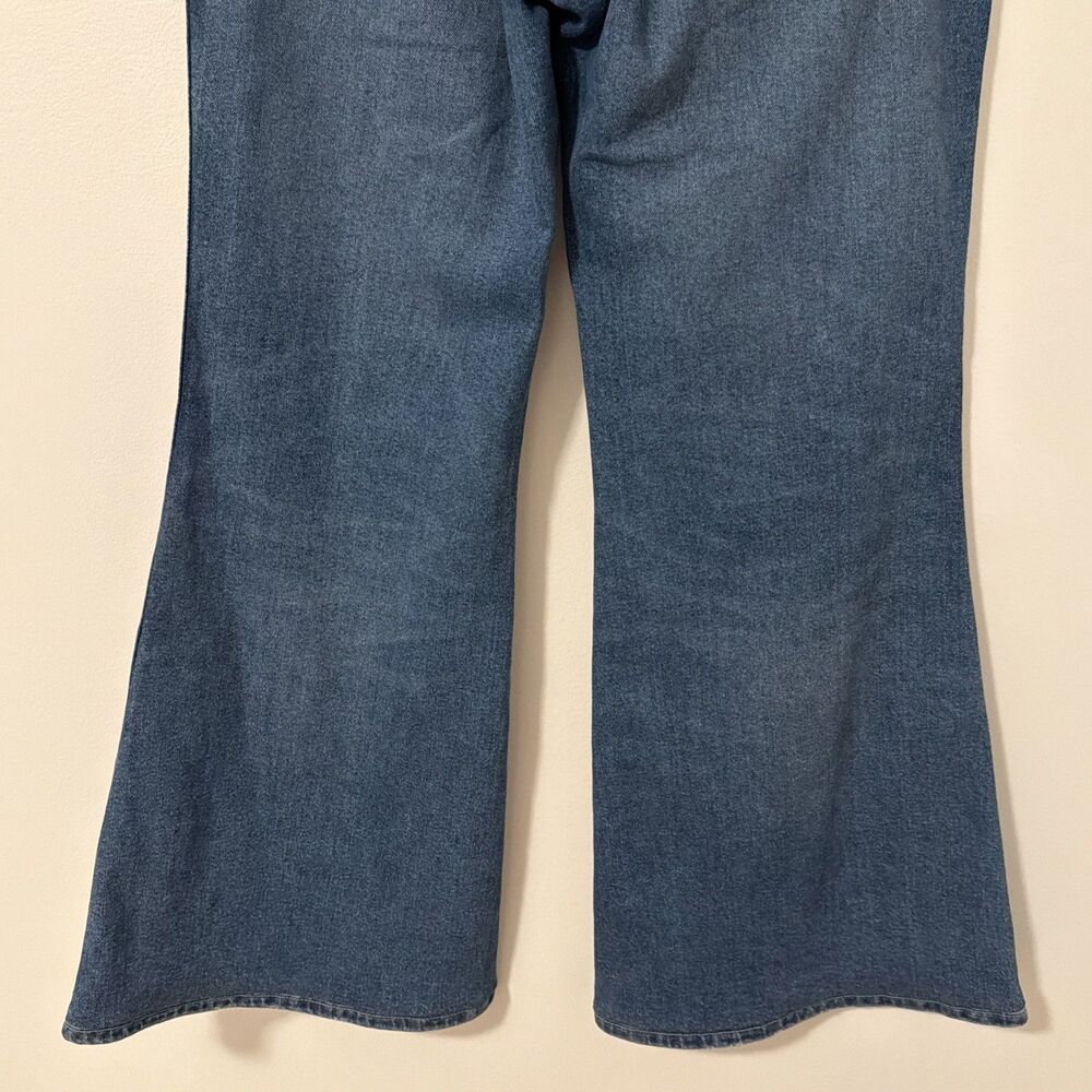 Wrangler Wanderer High Rise Flare Jeans Medium Blue 622 - Womens 28 X 32 - Picture 8 of 15